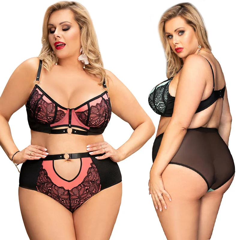 Teddy sexy lingerie one piece -Plus Enchante Lingerie
