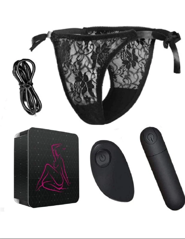 Matching cami set lingerie sets comfortable -Panty vibrator with remote