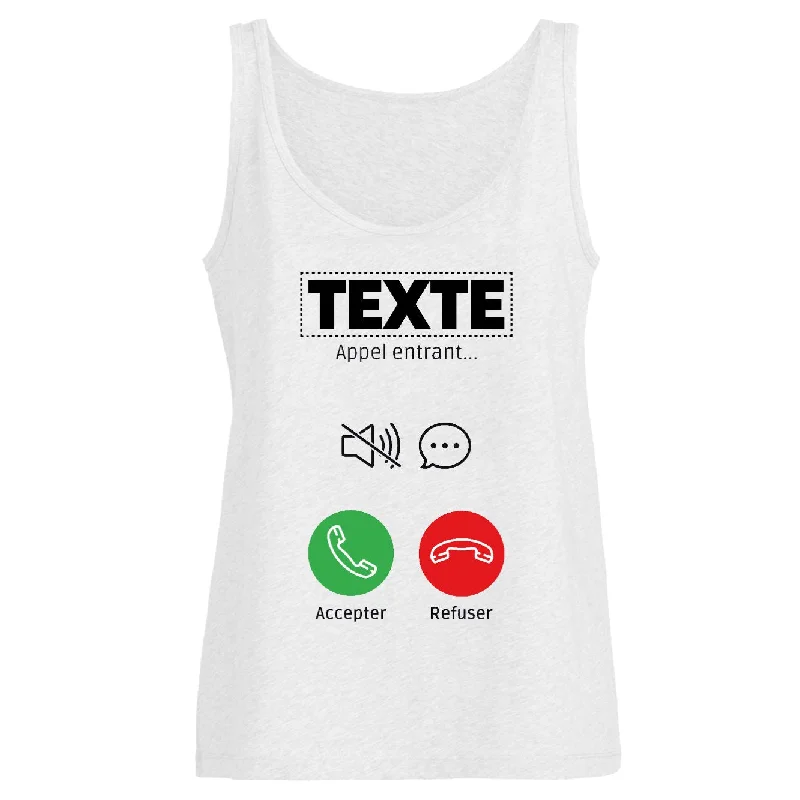 Organic cotton camisoles eco friendly -Débardeur Femme Personnalisé Appel de "votre texte" Organic cotton camisoles eco friendly -Débardeur Femme Personnalisé Appel de "votre texte"