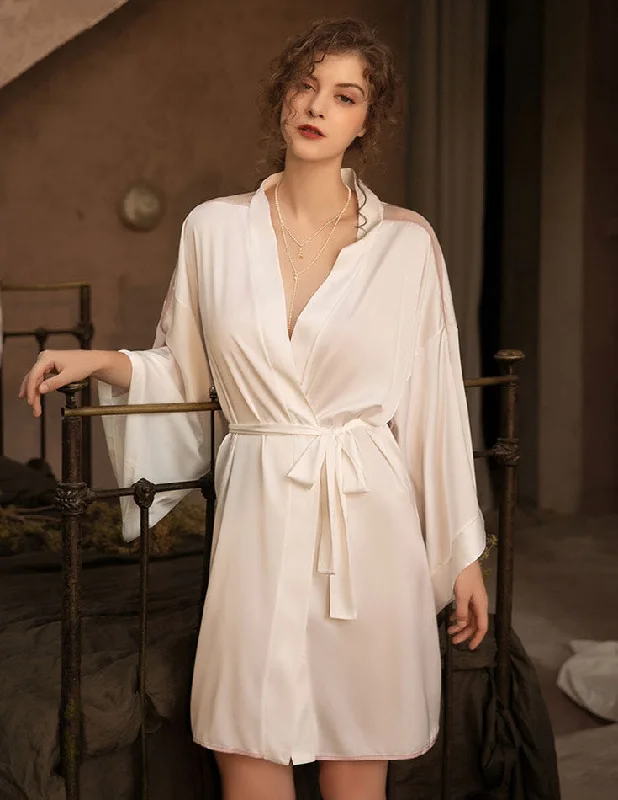 Womens bodysuit sexy nightwear shape enhancing-Roby Soft Robe