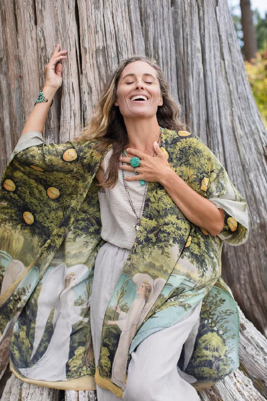 Womens Robe sets with zip front -Market of Stars Tree of Life Starduster