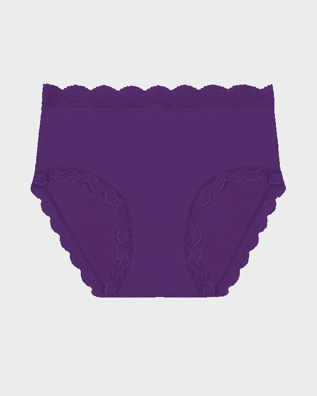 High Rise Brief - Plum