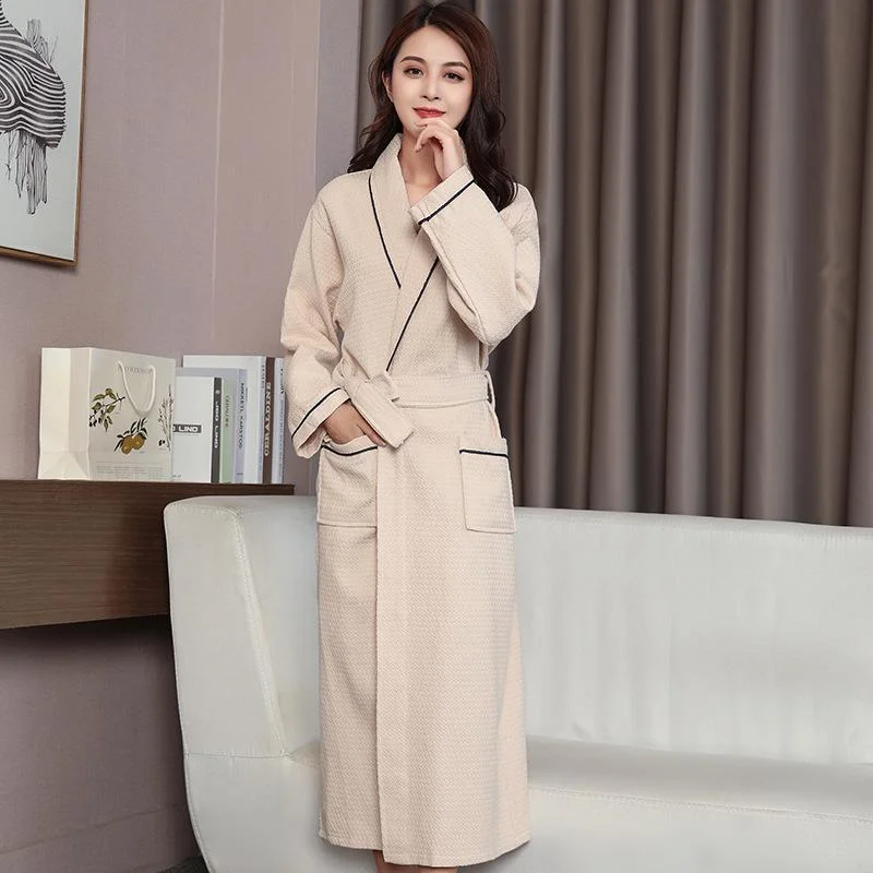 Womens Robes satin and silk -Peignoir Femme<br> Beige