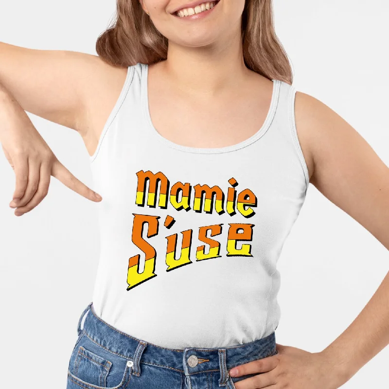 Where can I find a tank top suitable for plus size women?-Débardeur Femme Mamie s'use