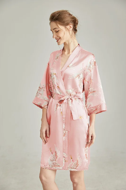 Pink crane