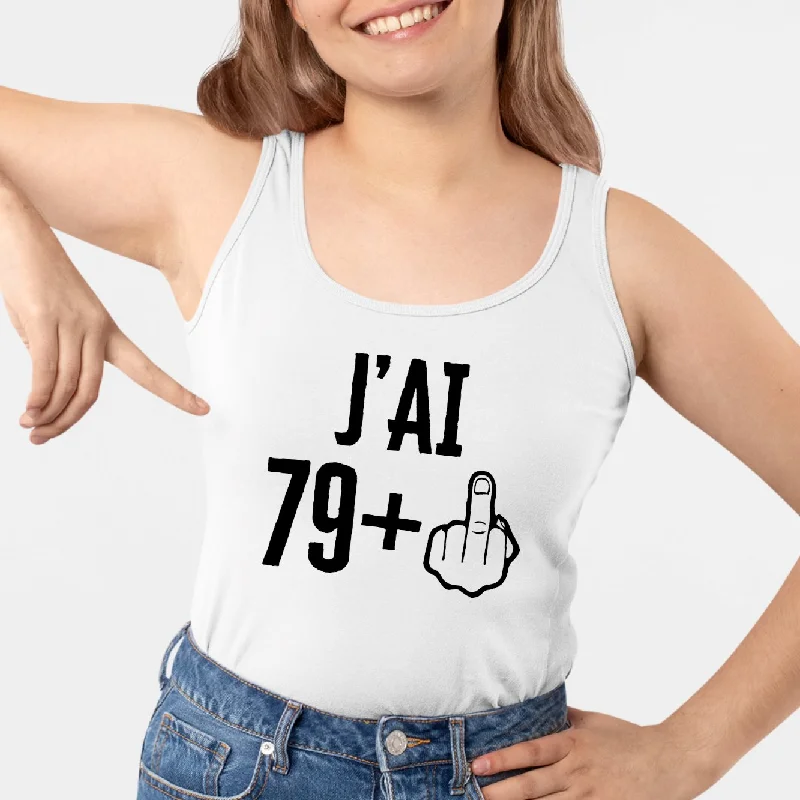 Why are they called camisoles?-Débardeur Femme J'ai 80 ans 79 + 1