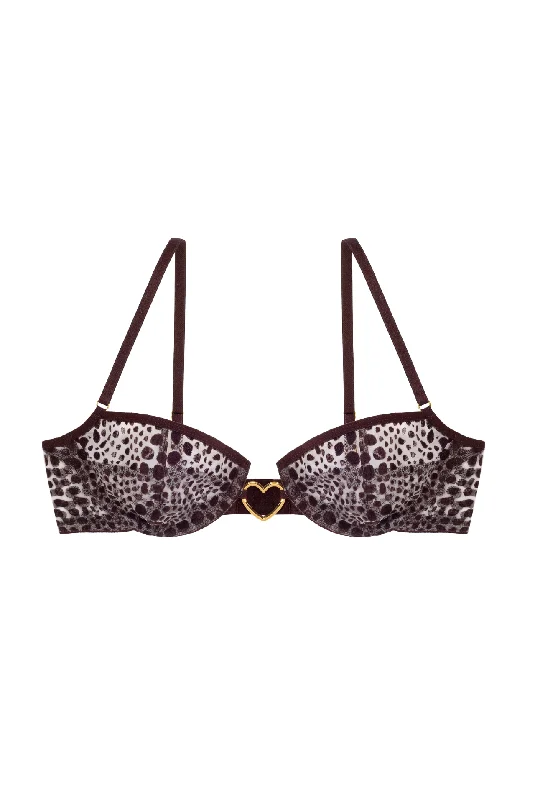 In what countries are lingerie sets popularPANTHÈRE Underwire Bra With Heart