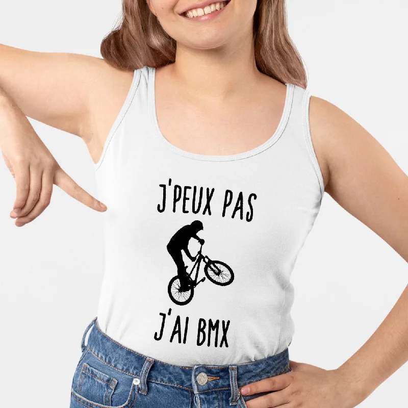 Tanks cotton loose fit -Débardeur Femme J'peux pas j'ai BMX