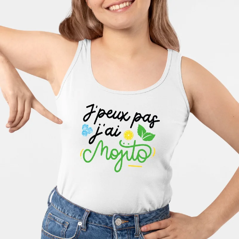 Camisoles that are tagless -Débardeur Femme J'peux pas j'ai mojito