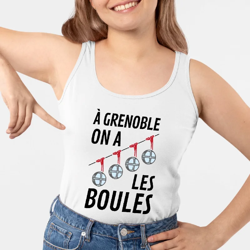 Workout tanks with built in bra -Débardeur Femme À Grenoble on a les boules