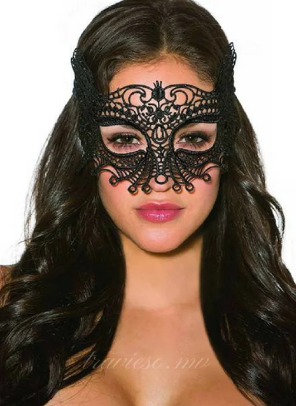 Enchanting Black Lace eye mask