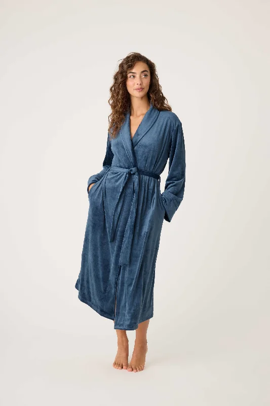 Womens Robes and wool -PJ Salvage Velvety Velour Robe