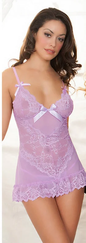 Sexy dress for special occasions -Purple Sexy Mini Dress Set