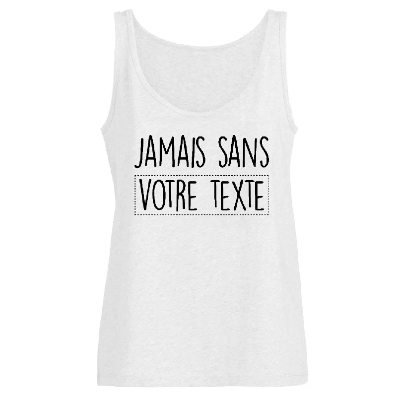 Lace trim camisoles for elegant look -Débardeur Femme Personnalisé Jamais sans "votre texte" Lace trim camisoles for elegant look -Débardeur Femme Personnalisé Jamais sans "votre texte"
