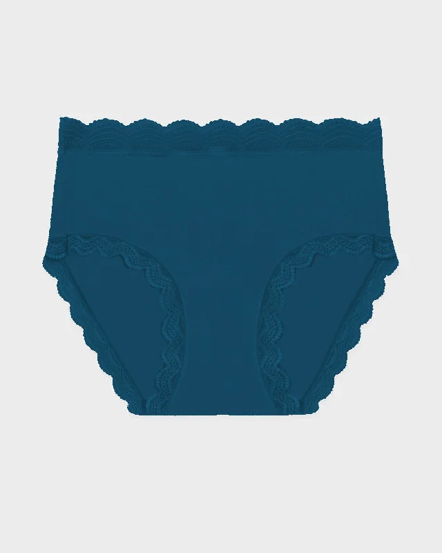 High Rise Brief - Teal