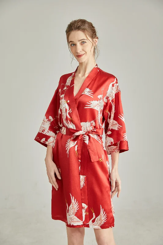Red crane