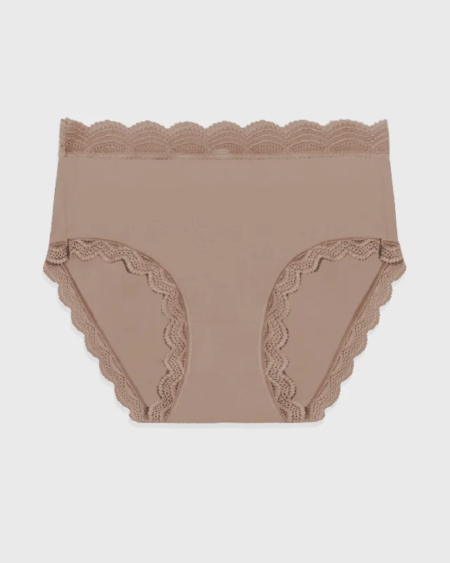 High Rise Brief - Taupe