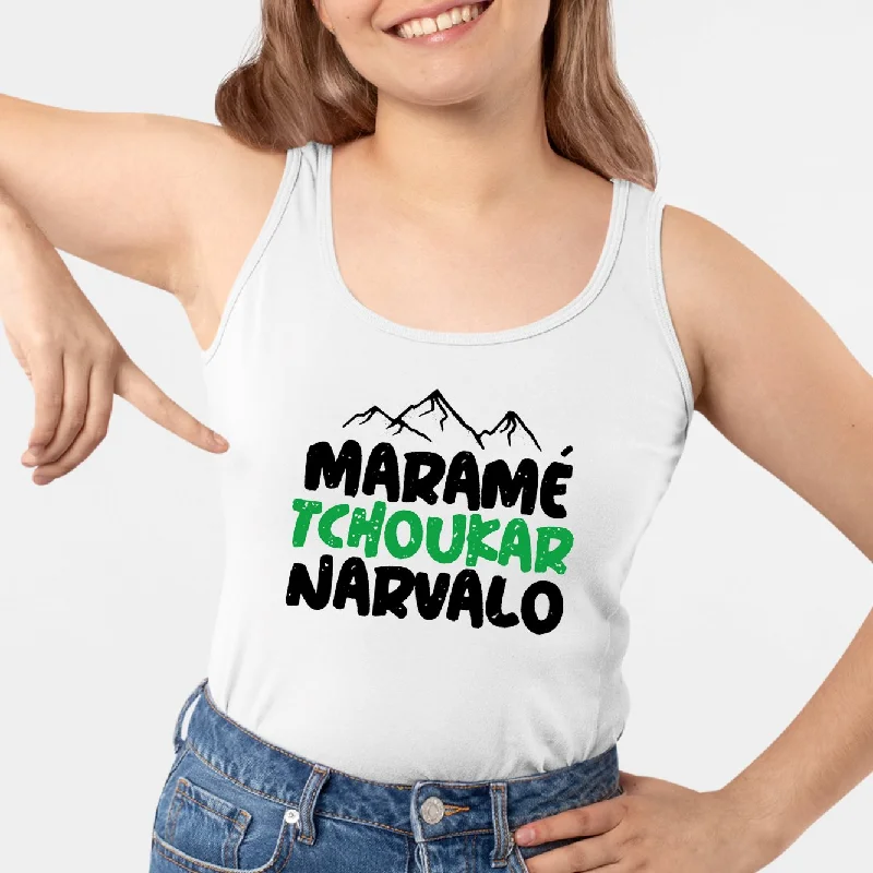 Nursing camisoles for breastfeeding -Débardeur Femme Maramé tchoukar narvalo