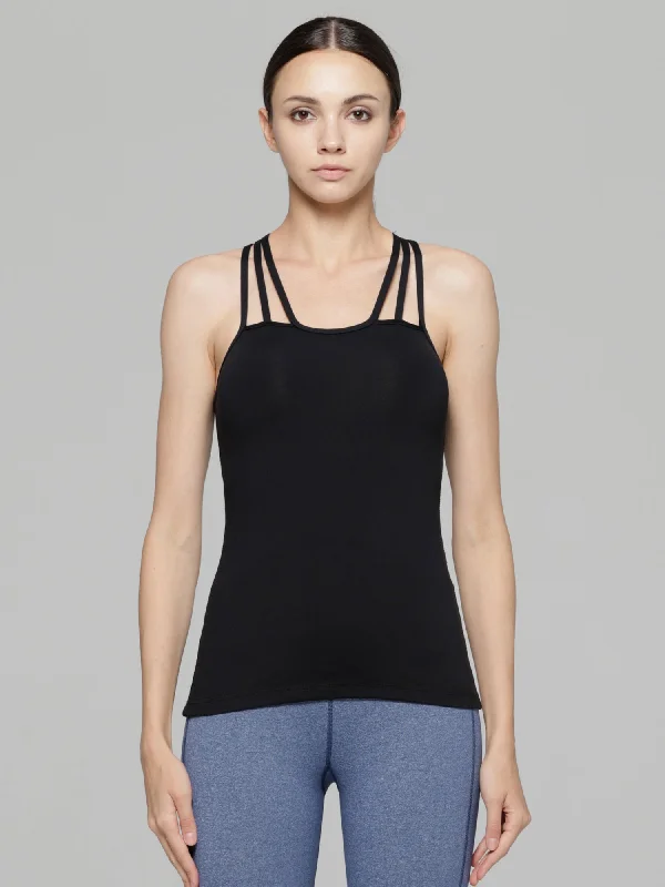 Affordable and durable tanks -EMBRACE TANK, BLACK