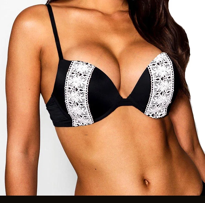 "Where to buy affordable lingerie".PUSH UP BRA MECEDORA LINGERIE MACRAME'