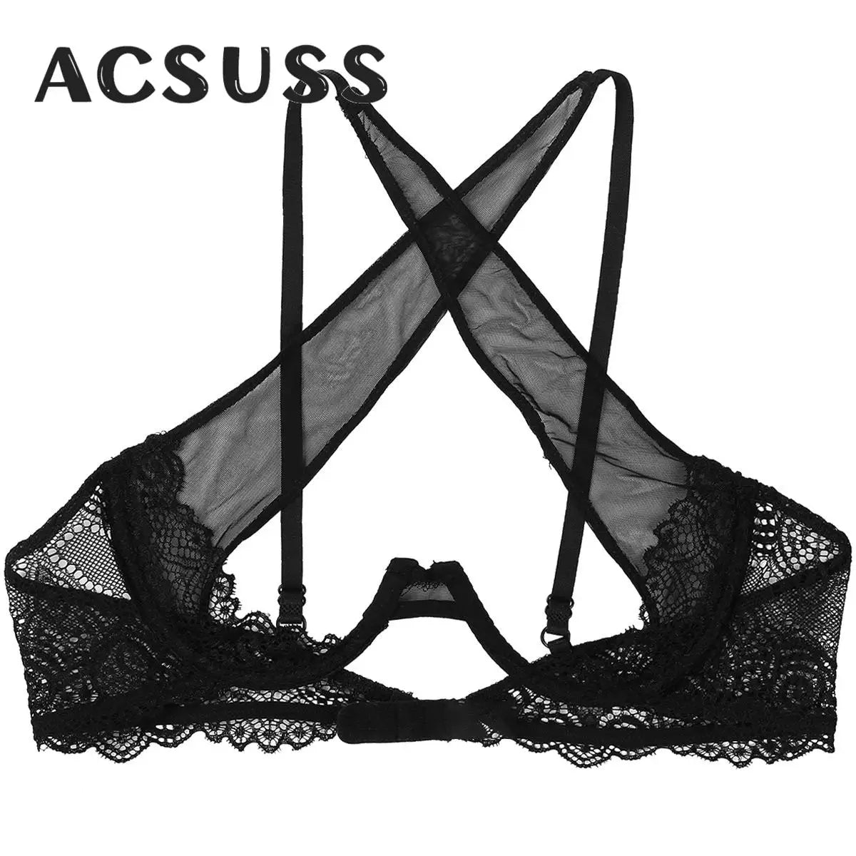 Can certain lingerie sets make you look sexy -Sheer Mesh Crisscross Bra - Adjustable Underwired Top Can certain lingerie sets make you look sexy -Sheer Mesh Crisscross Bra - Adjustable Underwired Top
