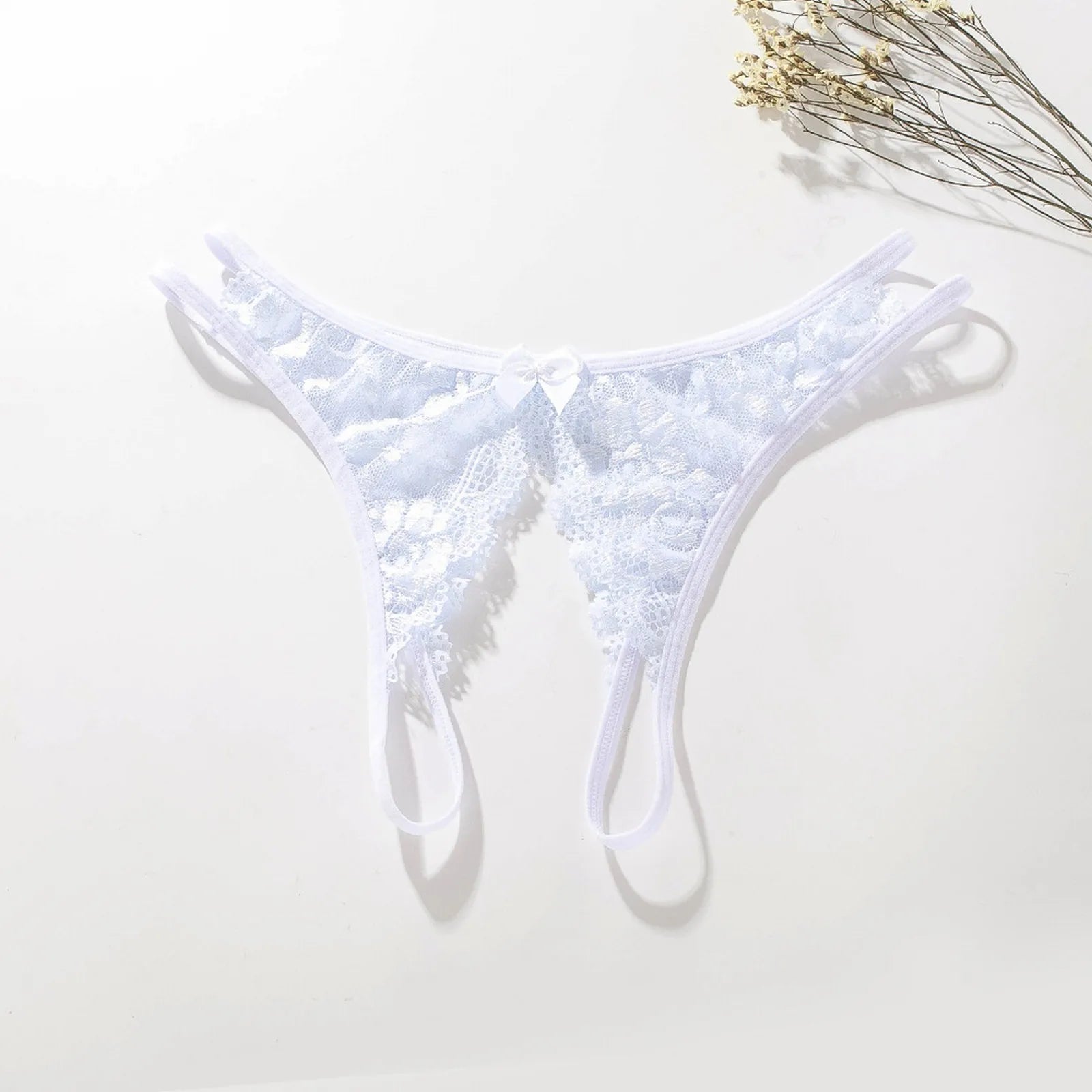 Ruffled bra and bikini panties lingerie pear -Sexy Open Crotch Lace Thongs, Erotic G-String Lingerie Ruffled bra and bikini panties lingerie pear -Sexy Open Crotch Lace Thongs, Erotic G-String Lingerie