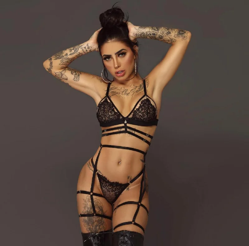 Teddy lingerie sets one piece -Eva's Heiress Mirella Set
