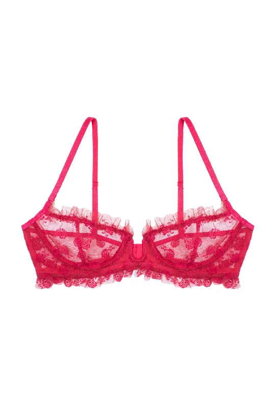 How to care for beautiful sexy lingerie set -ROSE Underwire Bra with Frills