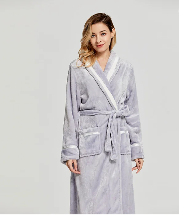 Womens Robe sets that are warm-Gray