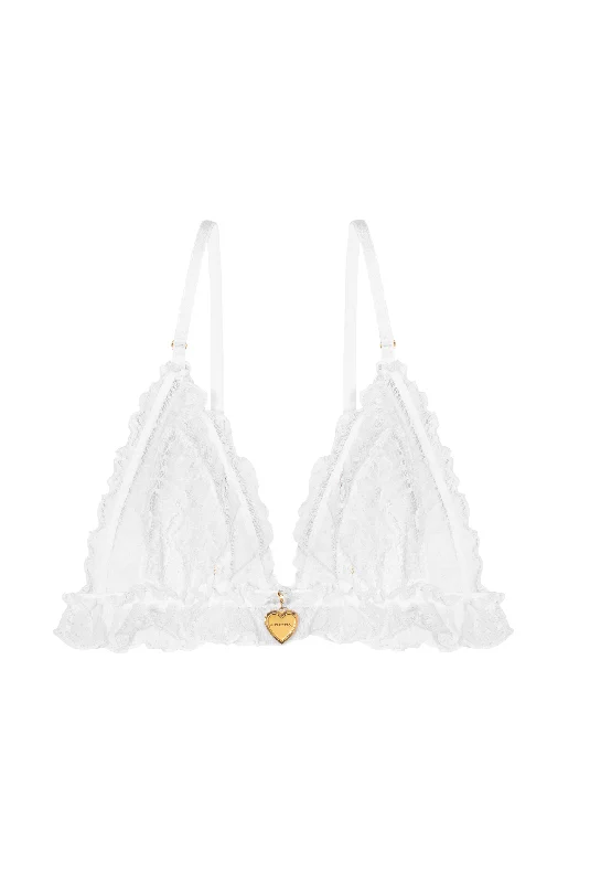 Who do people buy lingerie sets for? -MARIAGE Triangle Bra with Pendant