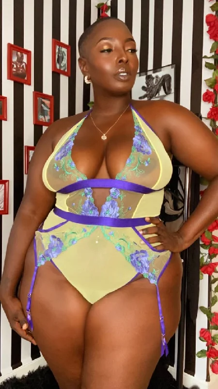 Goth sexy lingerie alternative style -2Flowers In Bloom