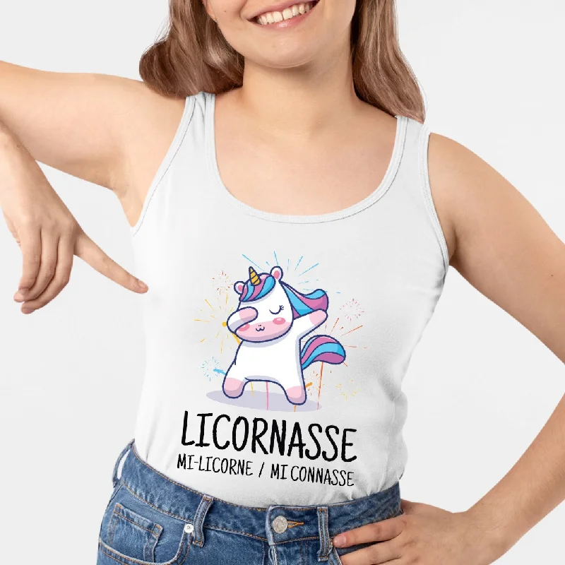 Silk camisoles for luxurious feel -Débardeur Femme Licornasse