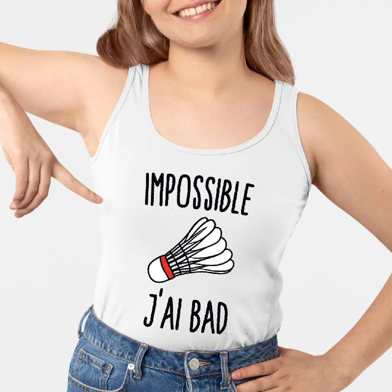 Tummy control camisoles for smoothing -Débardeur Femme Impossible j'ai bad