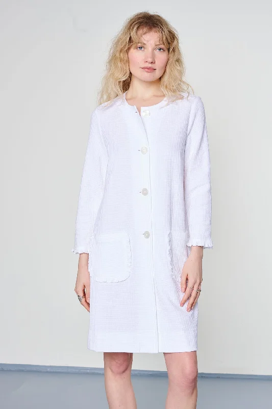 Womens Robes and wool -- Robe bio cotton Waffelpique BASIC COLLECTION