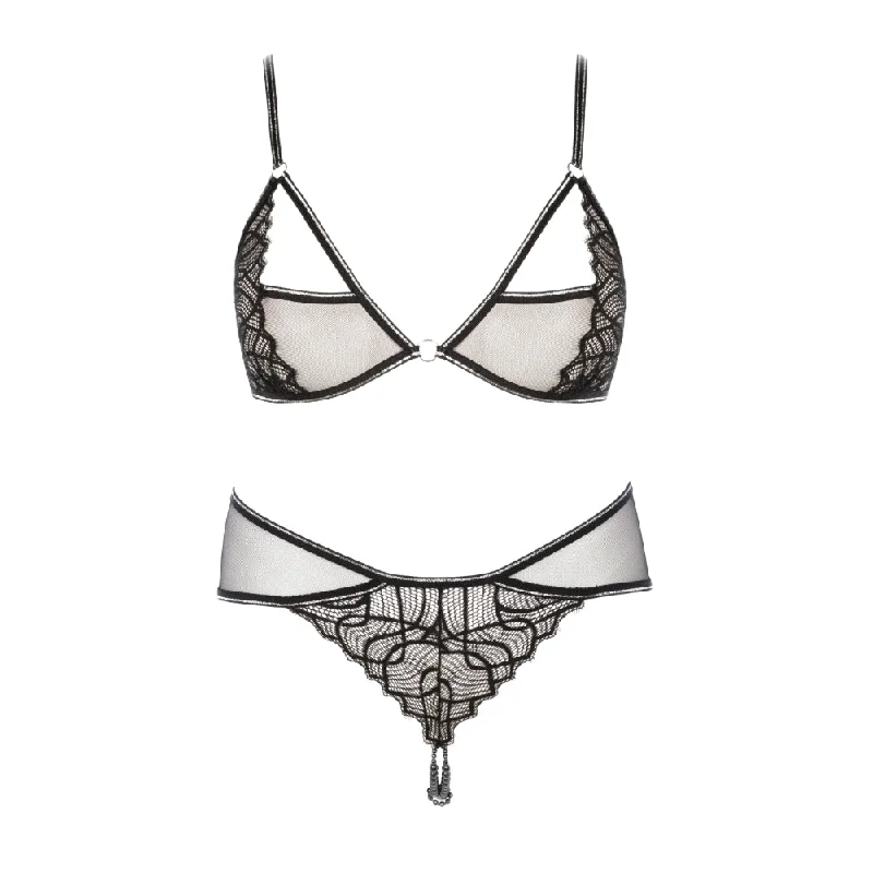 Removable straps lingerie sets versatile -Set Bracli Manhattan Crossed Bra & Brief
