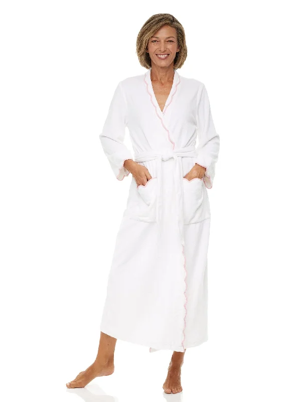 Womens Robe sets for every occasion -White French Terry Robe