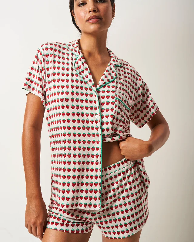 Women's pajama sets for a complete look coordinated -Short Pajama Set - Strawberry Dreams Women's pajama sets for a complete look coordinated -Short Pajama Set - Strawberry Dreams