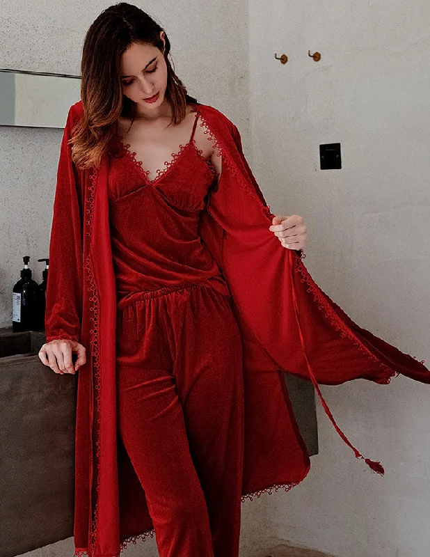 Who likes to wear women's sexy nightwear-Mary Sleeping Set
