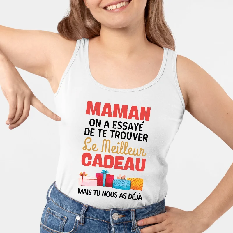 Organic cotton camisoles eco friendly -Débardeur Femme Le meilleur cadeau pour maman