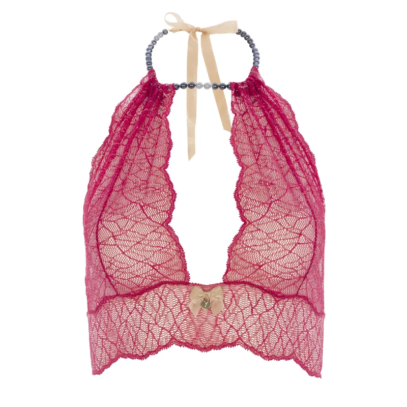 Luxury lingerie sets designer brand -Bracli Sydney Dark Bralette Rot