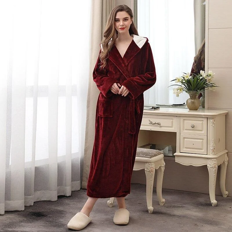 Womens robes for tall women long length-Robe de Chambre Femme<br> Originale
