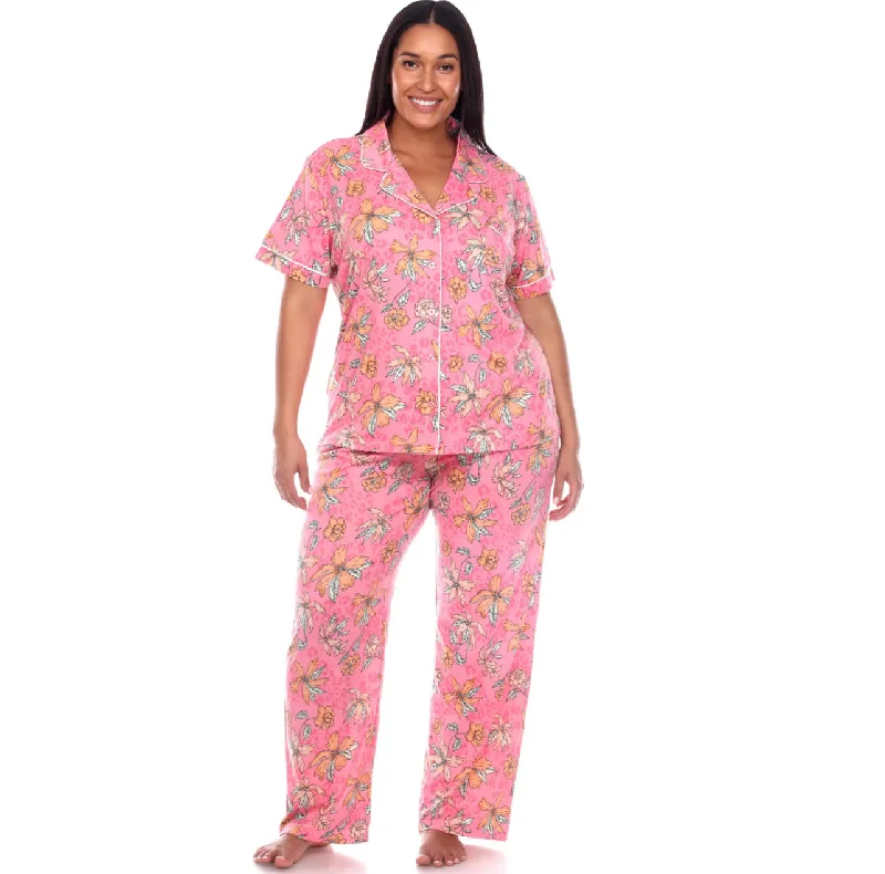 Football sexy lingerie game day -2Leopard Pink/Orange pajama set queen size