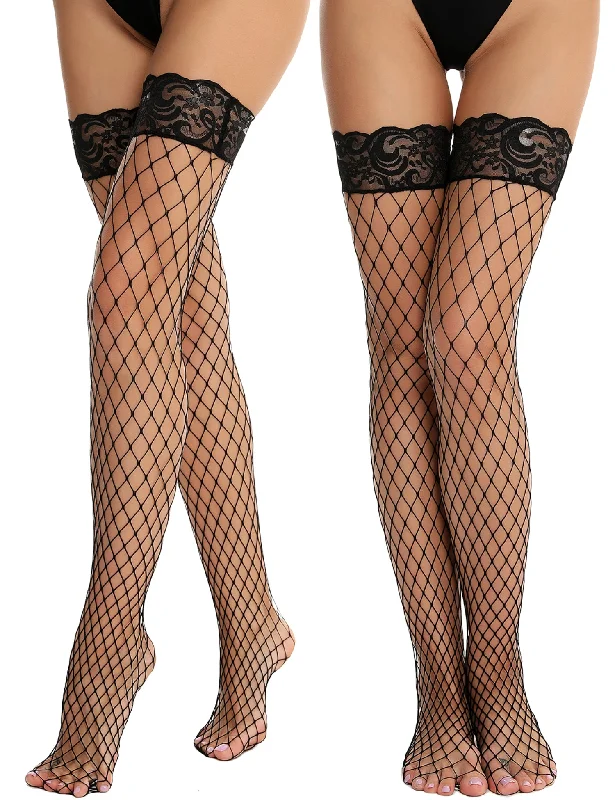 Womens push up sexy nightwear cleavage enhancing-Lace Fishnet Antiskid Silicone Stockings Womens push up sexy nightwear cleavage enhancing-Lace Fishnet Antiskid Silicone Stockings