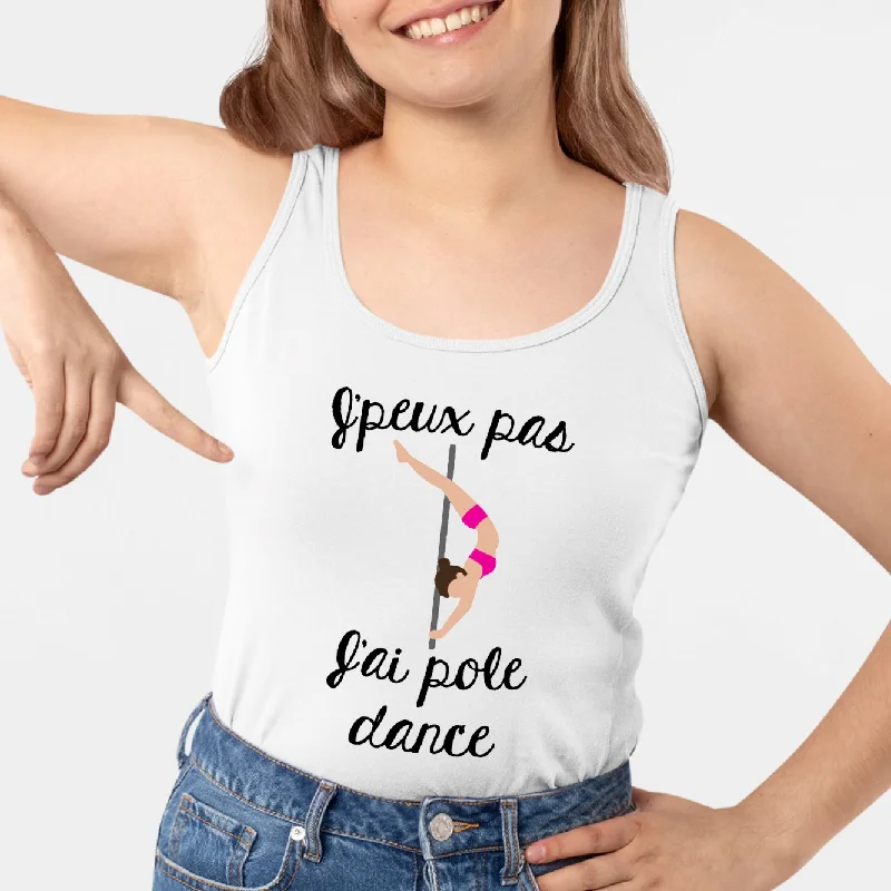 Camisoles with adjustable straps -Débardeur Femme J'peux pas j'ai pole dance