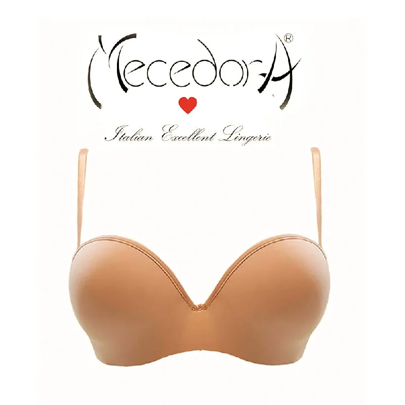 Mesh lingerie sets for breathability -REGGISENO A FASCIA MECEDORA LINGERIE BANDEAU BRA ULTRALIGHT
