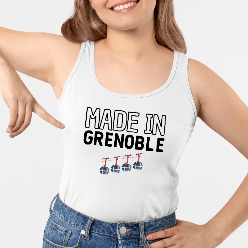 Shelf bra camisoles for sleeping -Débardeur Femme Made in Grenoble