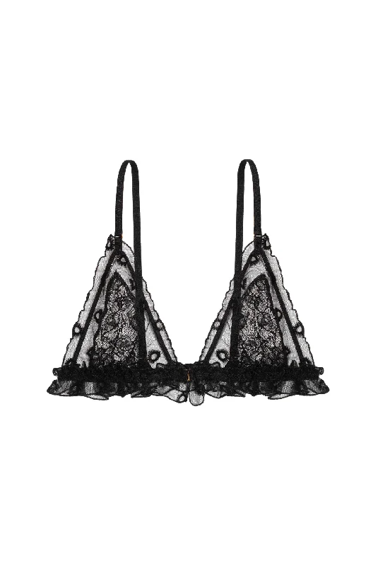 "best bralette for a wedding"NOIR Triangle Bra With Lace