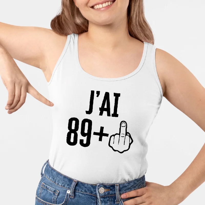 How much are affordable tank tops in 2024?-Débardeur Femme J'ai 90 ans 89 + 1
