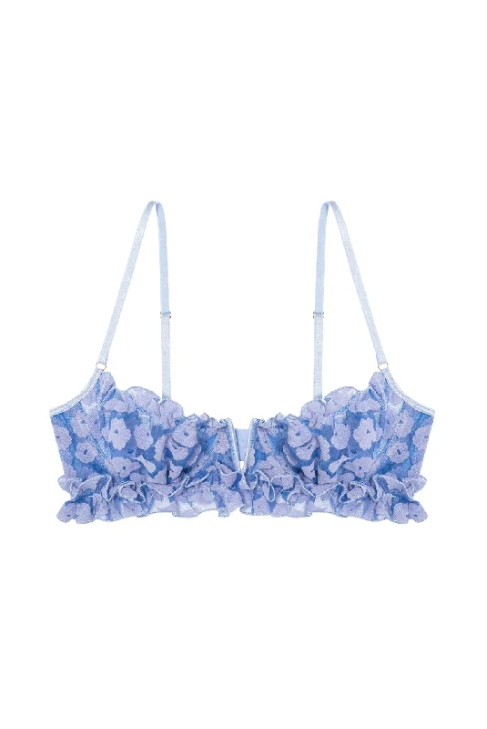 Are silk lingerie sets see through?PIVOINE V-Shaped Underwire Bra