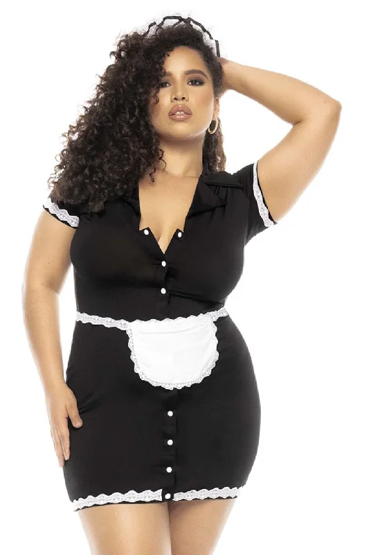 Matching cami set sexy lingerie comfortable -Mapale 60021X Flirty French Maid Costume Plus Color Only Color Matching cami set sexy lingerie comfortable -Mapale 60021X Flirty French Maid Costume Plus Color Only Color
